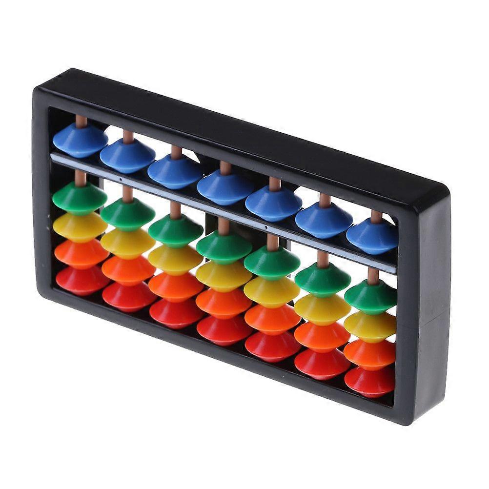 Mini Plastic Abacus Arithmetic 7 Digits Kids Maths Abacus Educational Toys