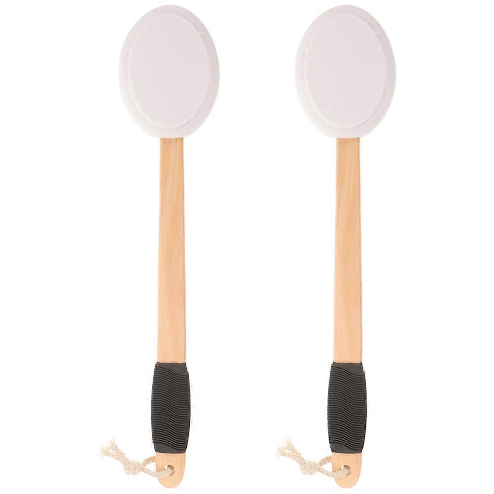 Long Handle Shower Brush Body Brush for Exfoliating Bath 2Pcs Set