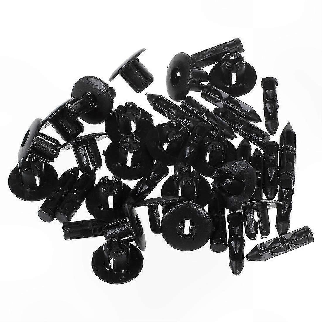 20-Pack Plastic Push Rivets with 7mm Hole for Panel Fastening Clips