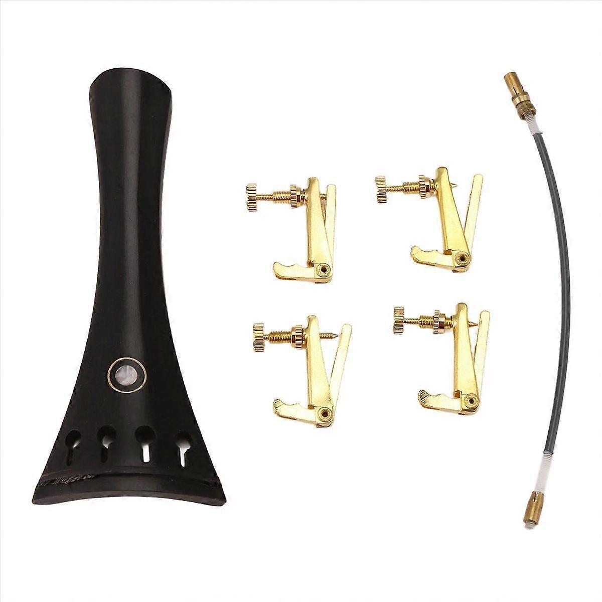 Ebony 4/4 Violin Fiddle Tailpiece