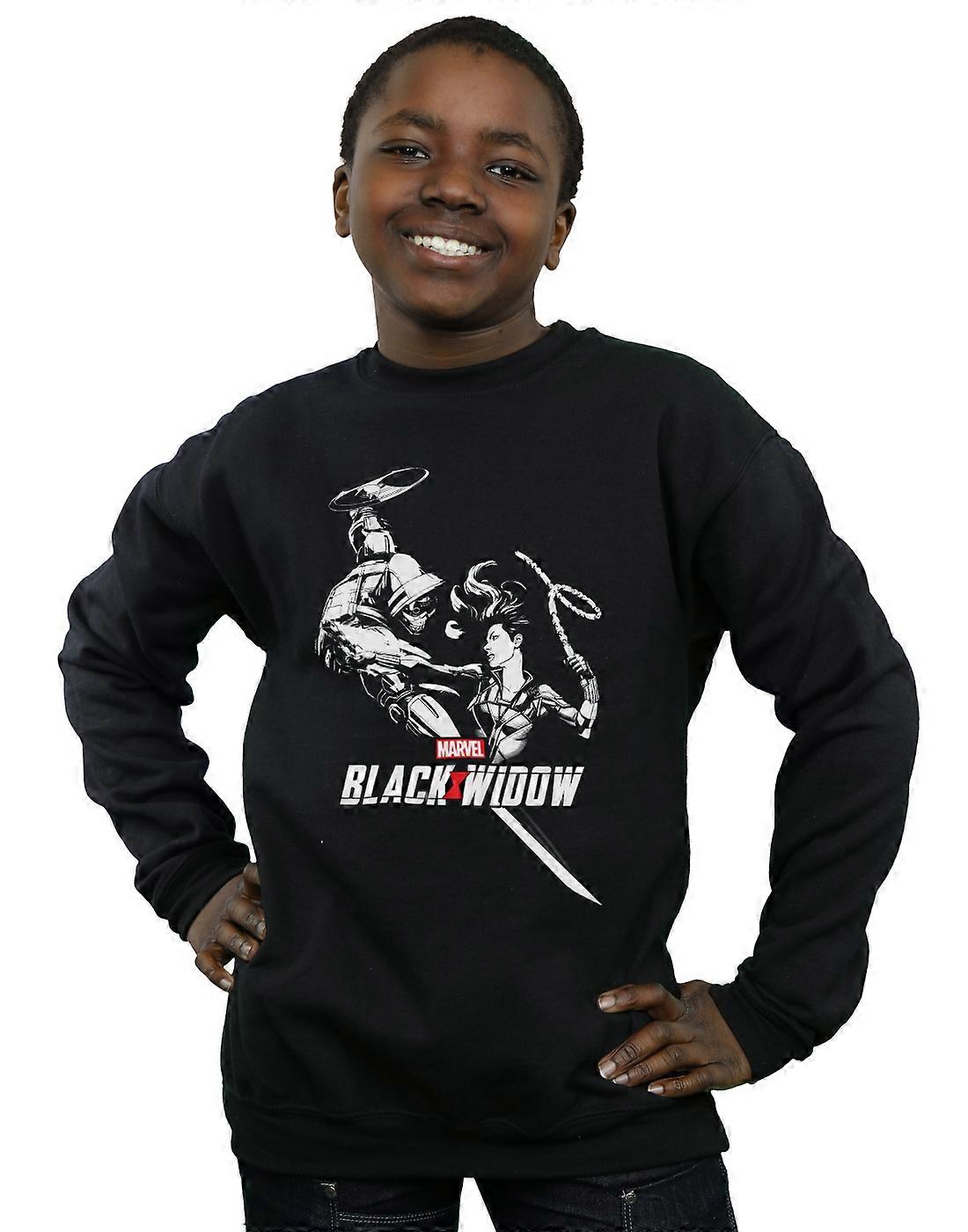 Marvel Boys Black Widow Movie Taskmaster Battle Sweatshirt