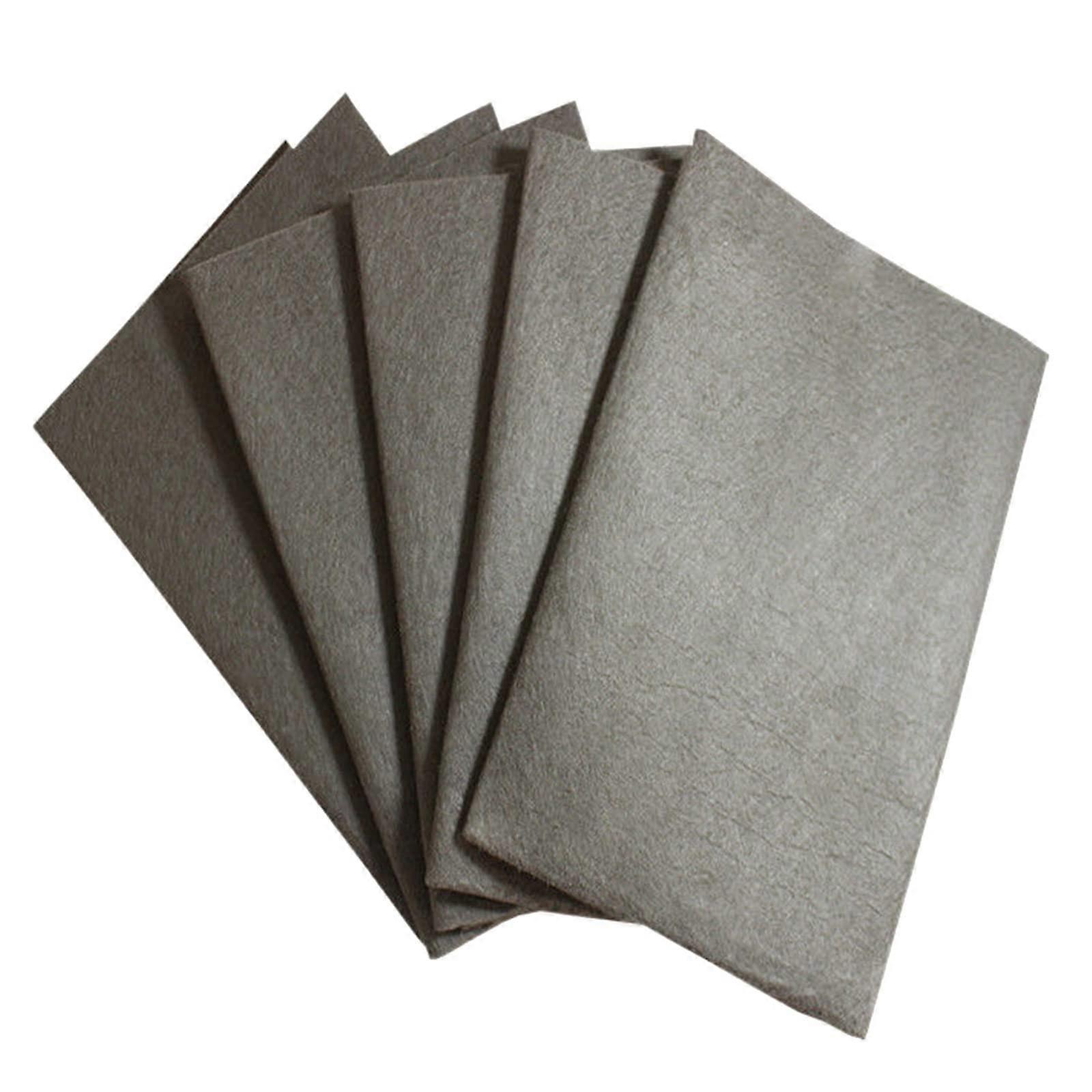 5pcs Microfiber Cleaning Cloth for Windows and Glass, Strong Water Absorption, Scratch, Reusable