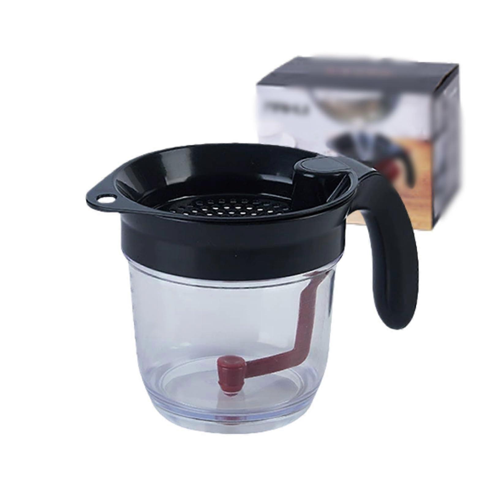 Large Gravy Separator with Bottom Release, 33oz Fat Separator for Cooking, Soup and Broth