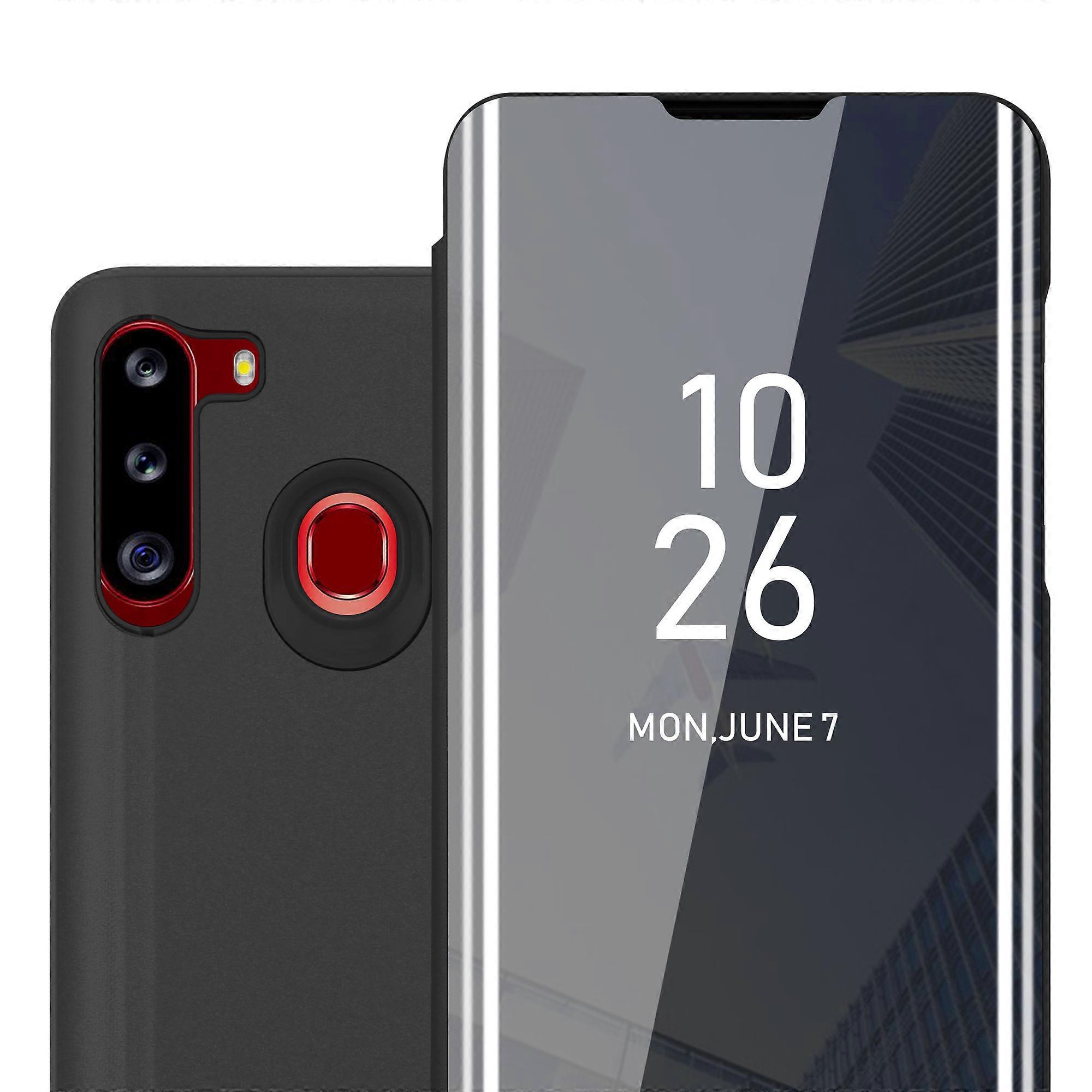 Samsung Galaxy A21 Protective Case - Smartview Design with Mirror