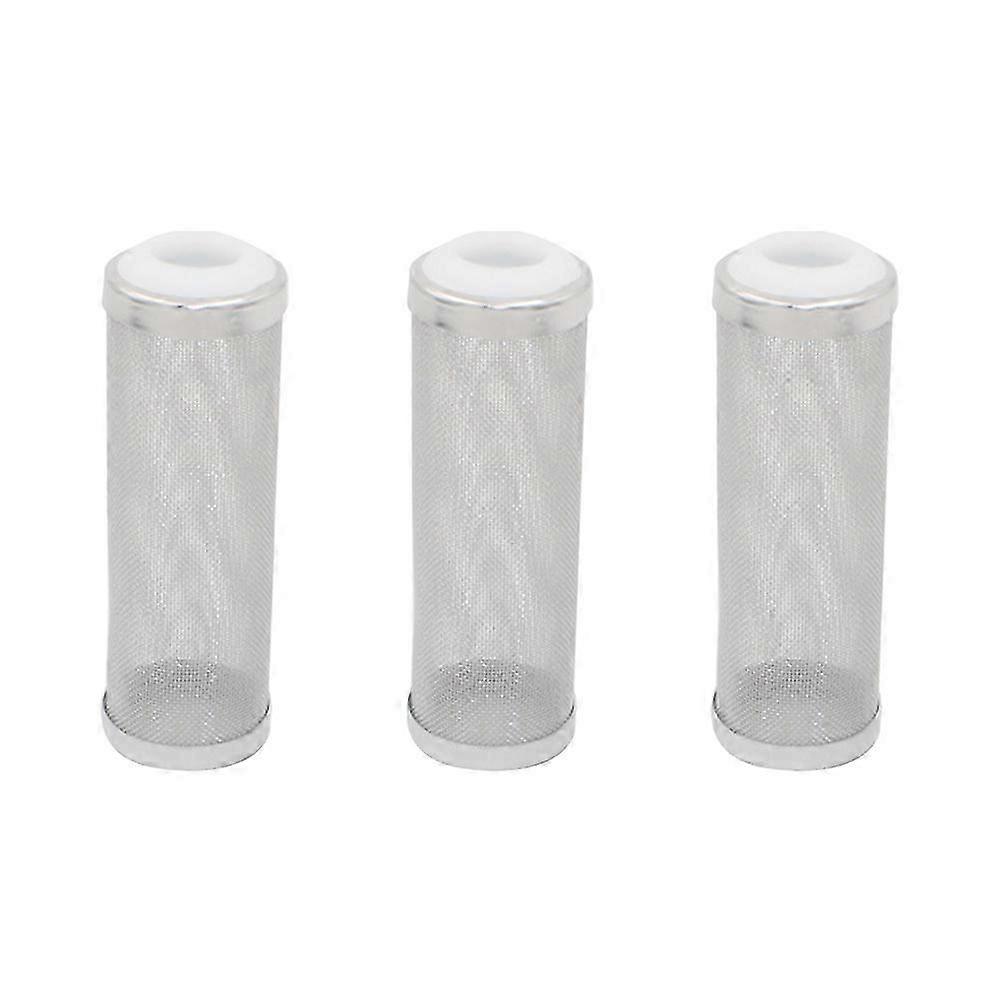 3 PCS Practical Stainless Pre Intake Sponge Strainer Filter for Aquarium with Cover