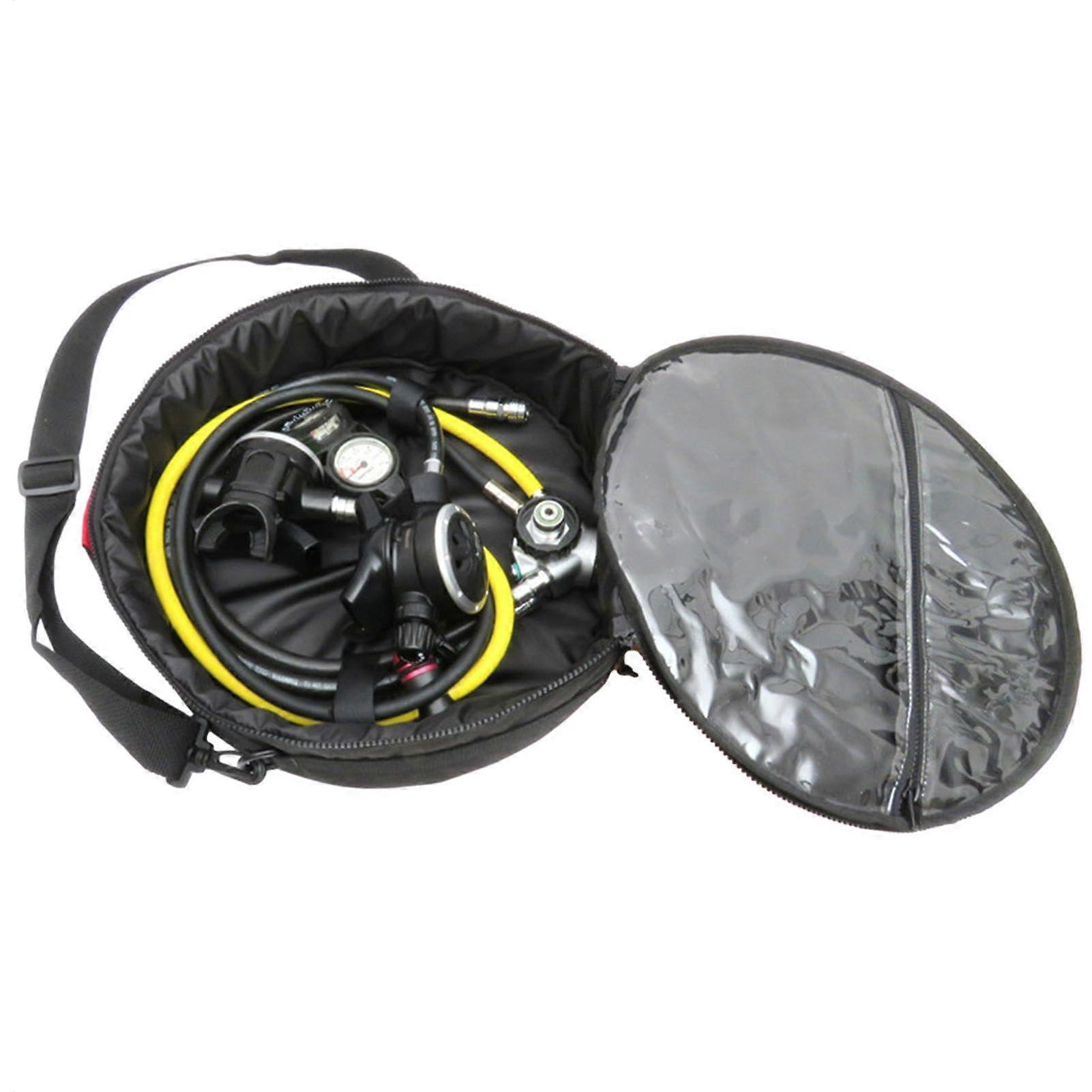 Scuba Regulator Bag with Shockproof Foam, Waterproof Diving Gear Backpack with Shoulder Strap
