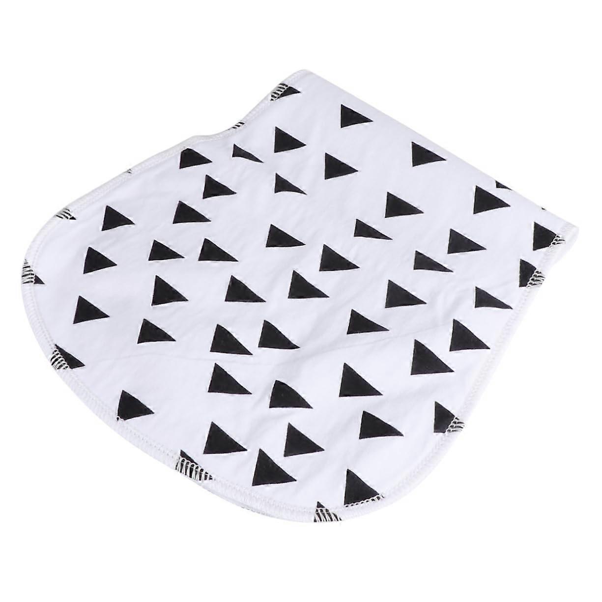 Cotton Burp Cloth for Newborns, ThreeLayer Absorbent Design, Full Shoulder Coverage, Modern Pattern