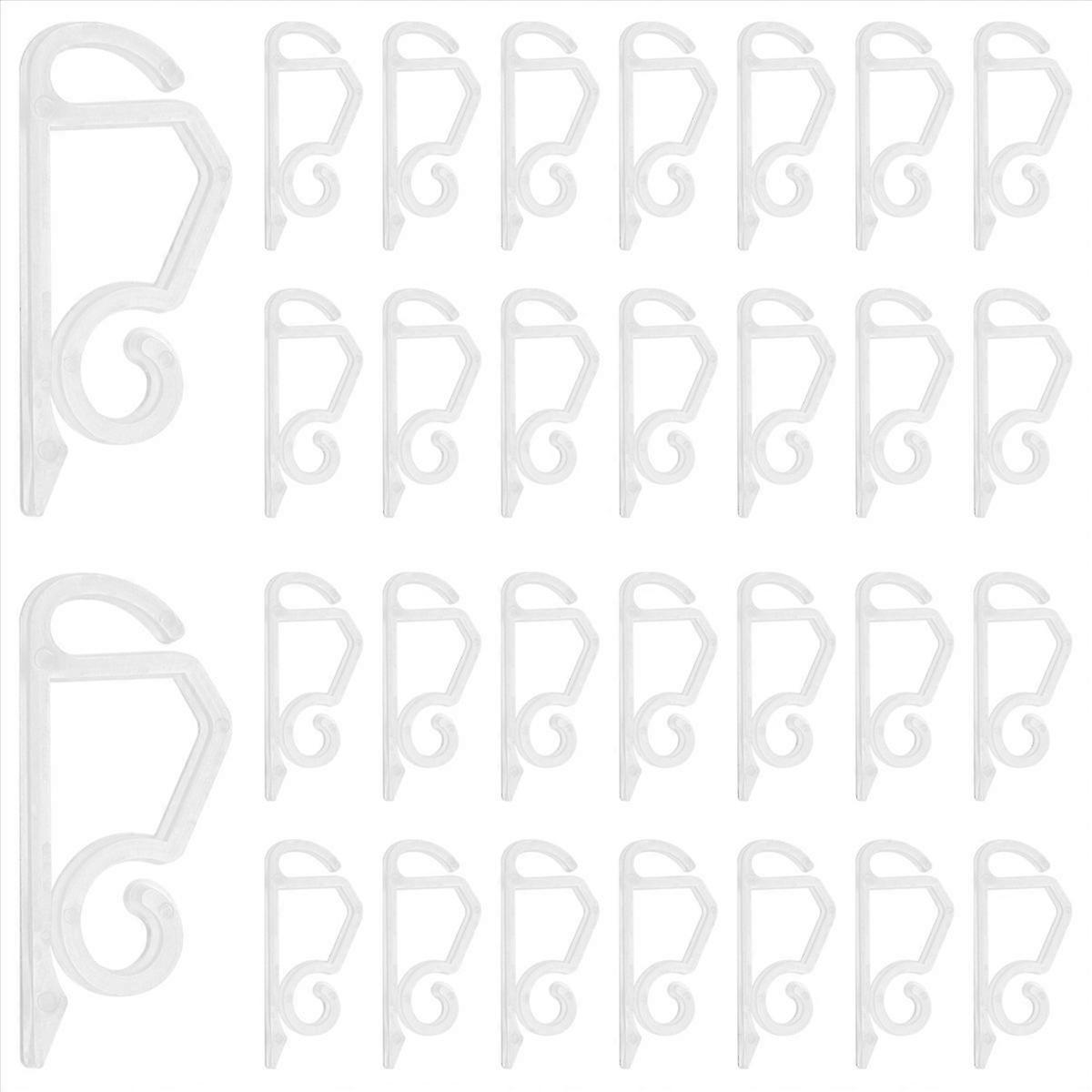 120 Pack Christmas Light Clips Outdoor White