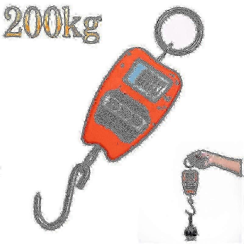industrial dynamometer hook spring f74 professional digital scale 200kg