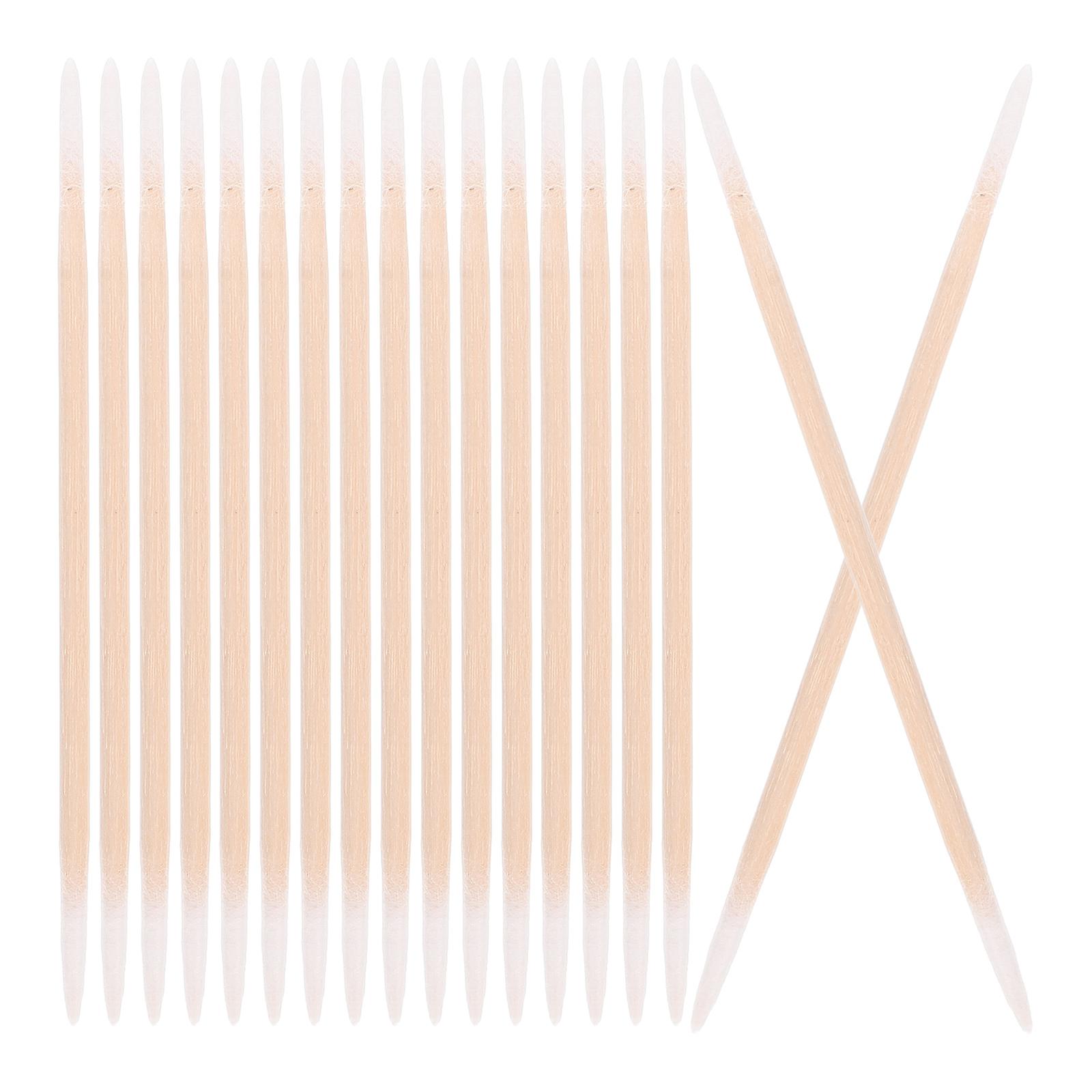 Double Tipped Pointed Cotton Swabs for Makeup 2Pcs Precision Tips Cleaning