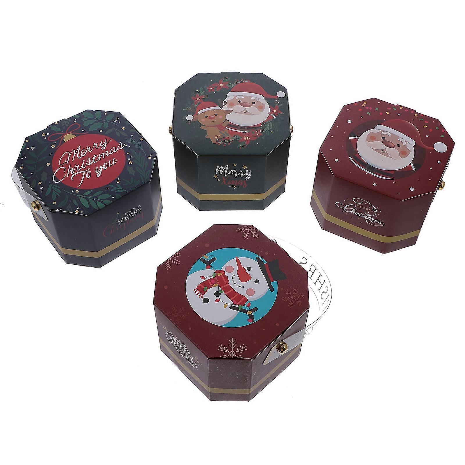 Christmas Candy Paper Boxes for Storage 20Pcs Gift Boxes with Assorted Colors