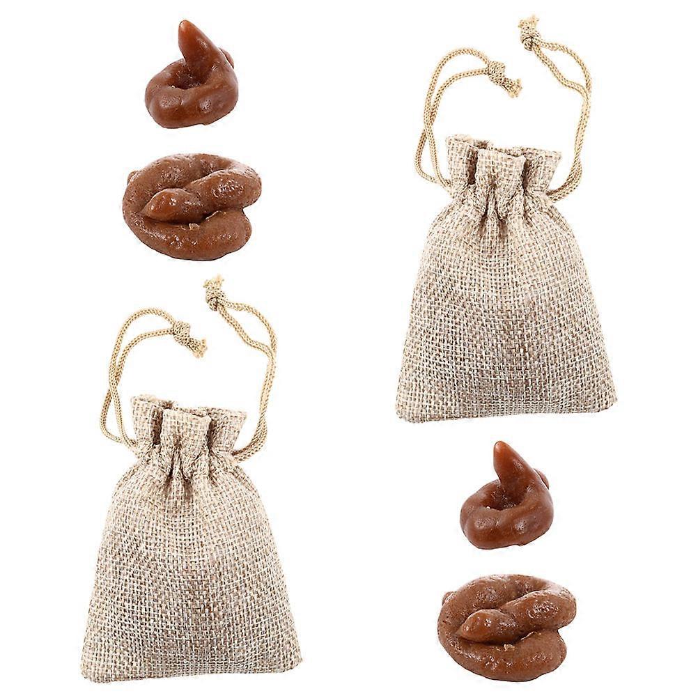 Toy Poo Simulation Cat Poo Prank Tricky Toy for Party Use 2Pack Set
