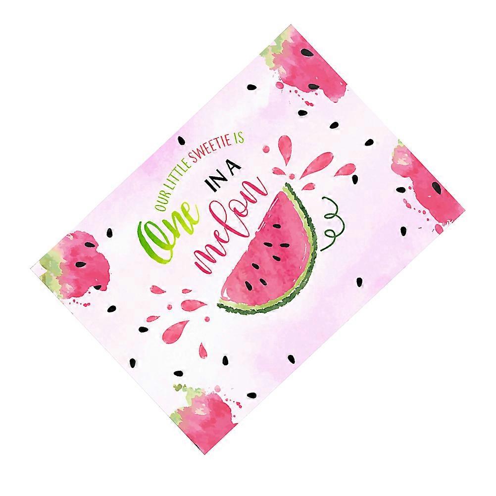 Watermelon Theme Photography Backdrop Cloth for Birthday Use 2Pcs
