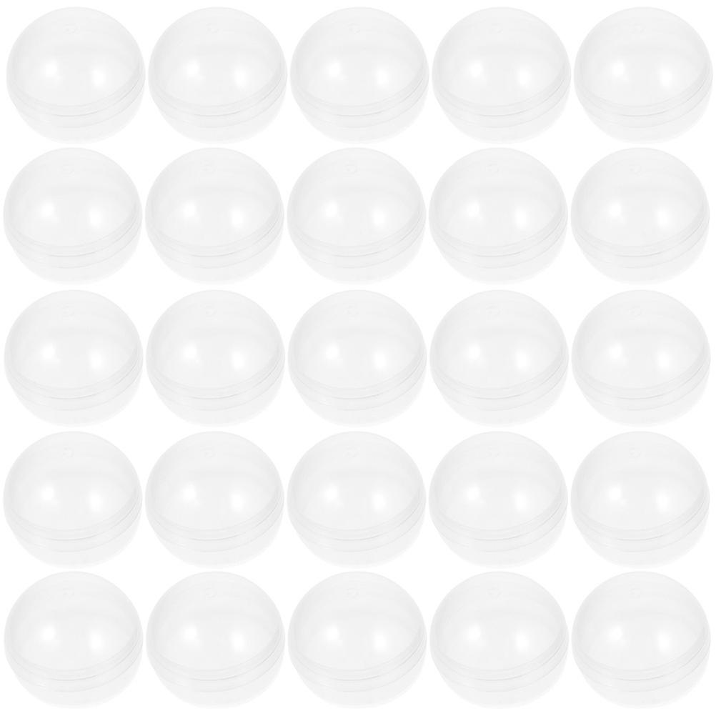 Transparent Multi-Function Plastic Balls Fillable Balls for Storage 40Pcs