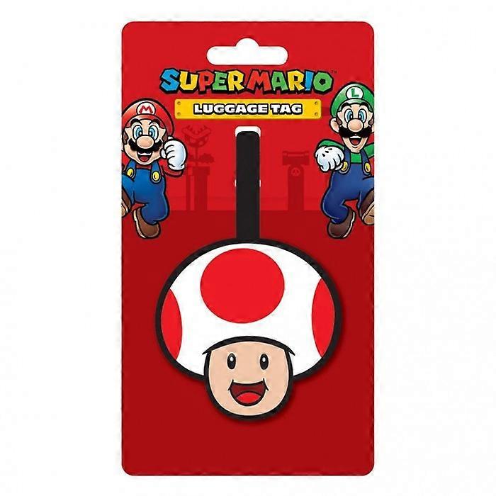 Super Mario Toad bagagelabel