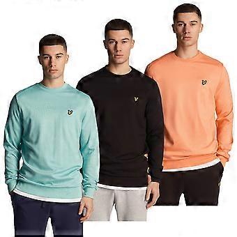 Lyle & Scott Mens Crew Neck Fly Fleece Stretch Lightweight Sweater