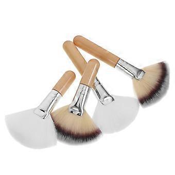 4Pcs Fan Brush Face Makeup Brush Highlighting Brush Cheekbones Brush Makeup Tools