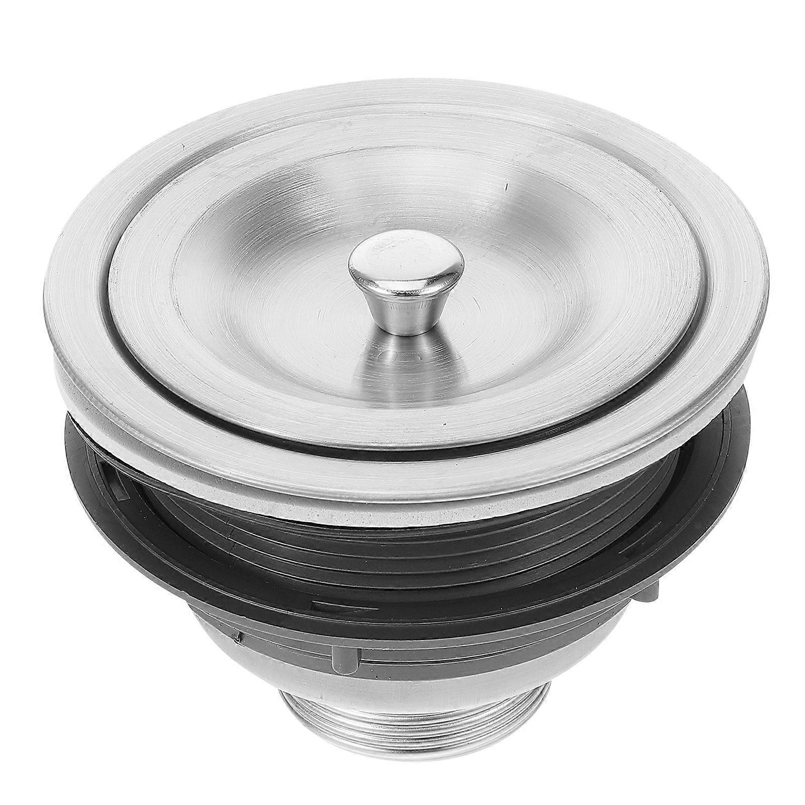 Stainless Steel Kitchen Sink Strainer for Drain Filtering 4Sets Grey