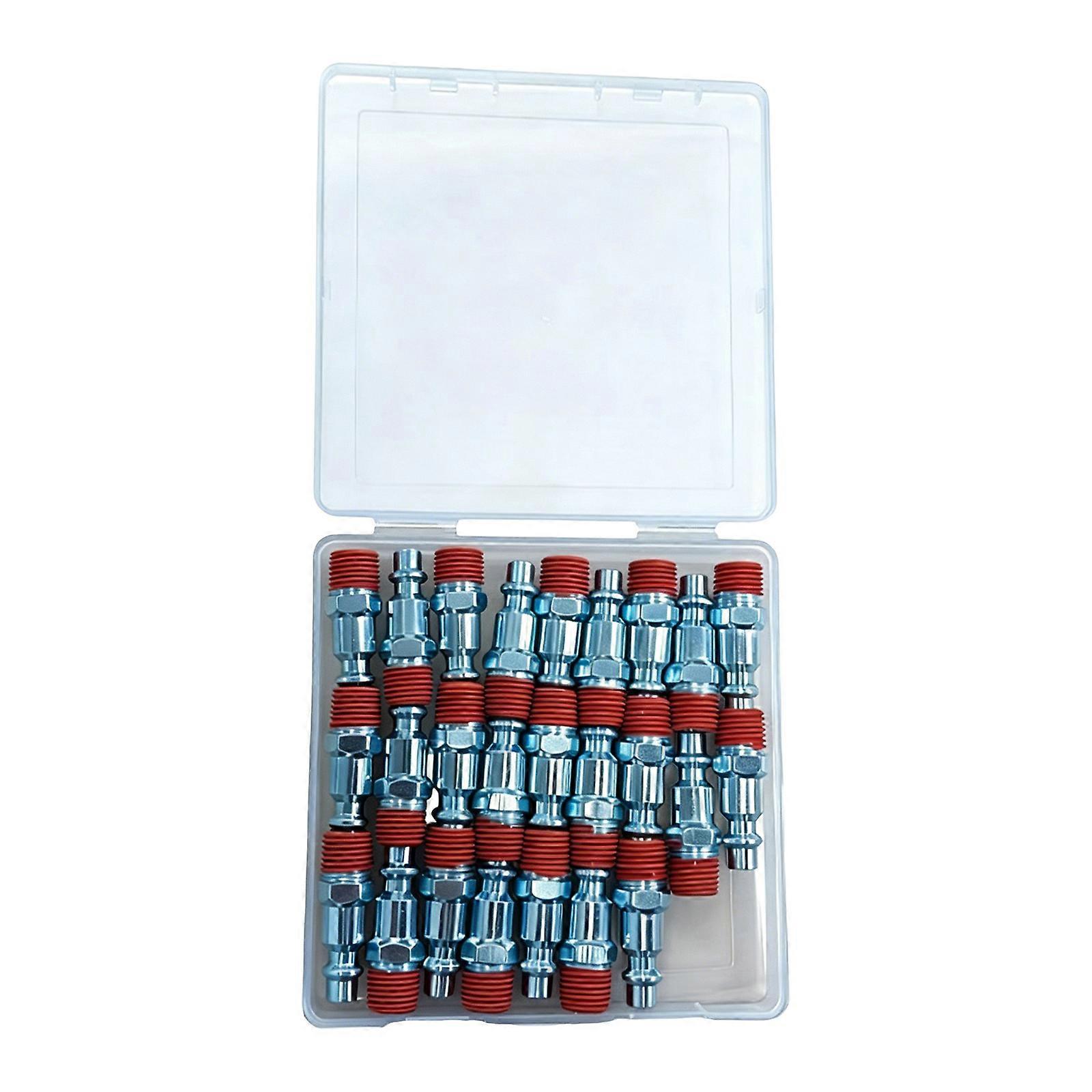 Universal Pneumatic External Thread Quick Connector Easy Maintenance Pneumatic Quick Coupling Male Connector Enduring Multicolor