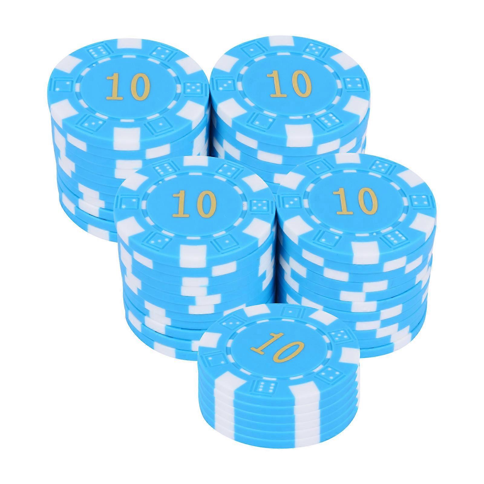 Counting Chips Plastic Digital Chips for Counting Use 50Pcs