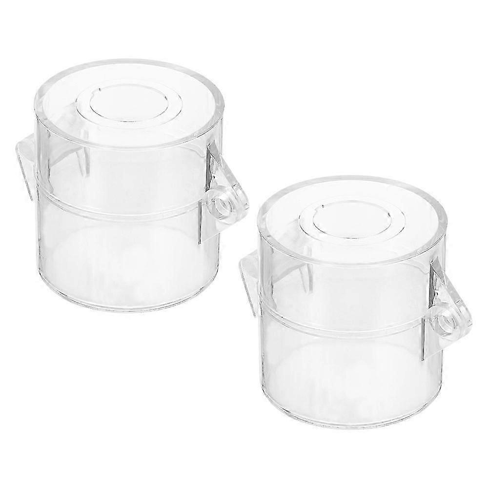 Emergency Stop Button Cover Power Switch Protector for 2Pcs Transparent Plastic