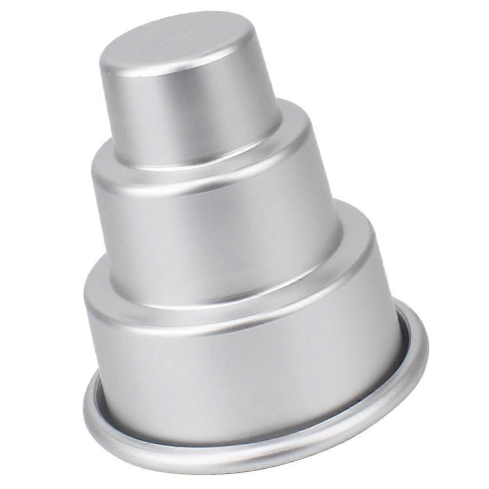 Egg Cake Mold Household Pudding Cup Multi-Function Mold Silver