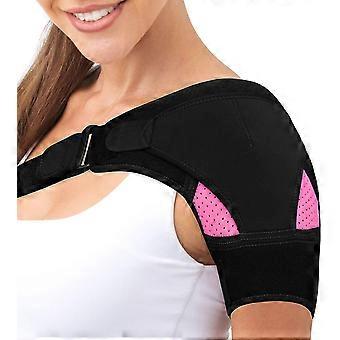 1 Pcs Shoulder Brace For Men And Women | Compression Support,rose Red