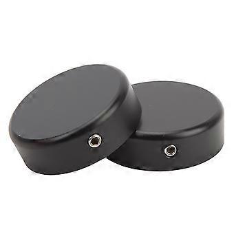 2-teilige Vorderradgabel-Schaftabdeckung, langlebig, zarte Optik, obere Gabelschaftabdeckung, Achsmutterkappe für CMX 250 300 500, schwarz