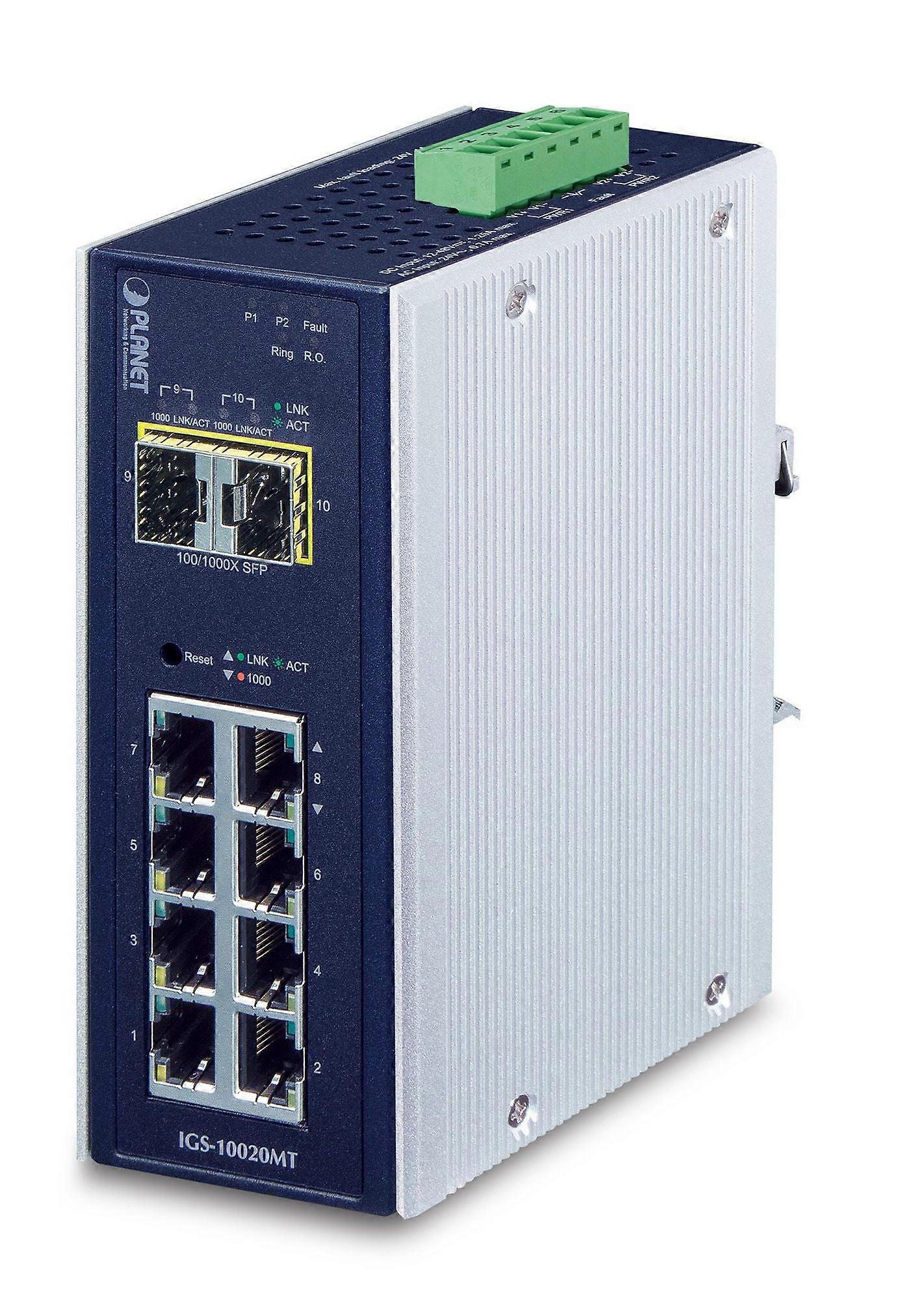 2 100/1000F SFP Full Managed