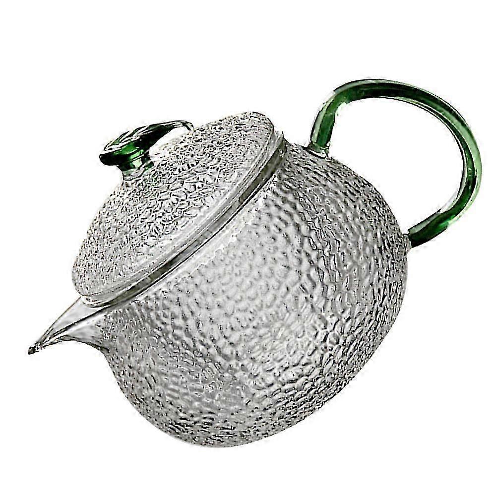 Hammer Pattern Glass Teapot for Home Tea Making