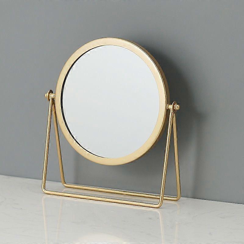 Desktop Makeup Mirror, Style: Gold Stand Model