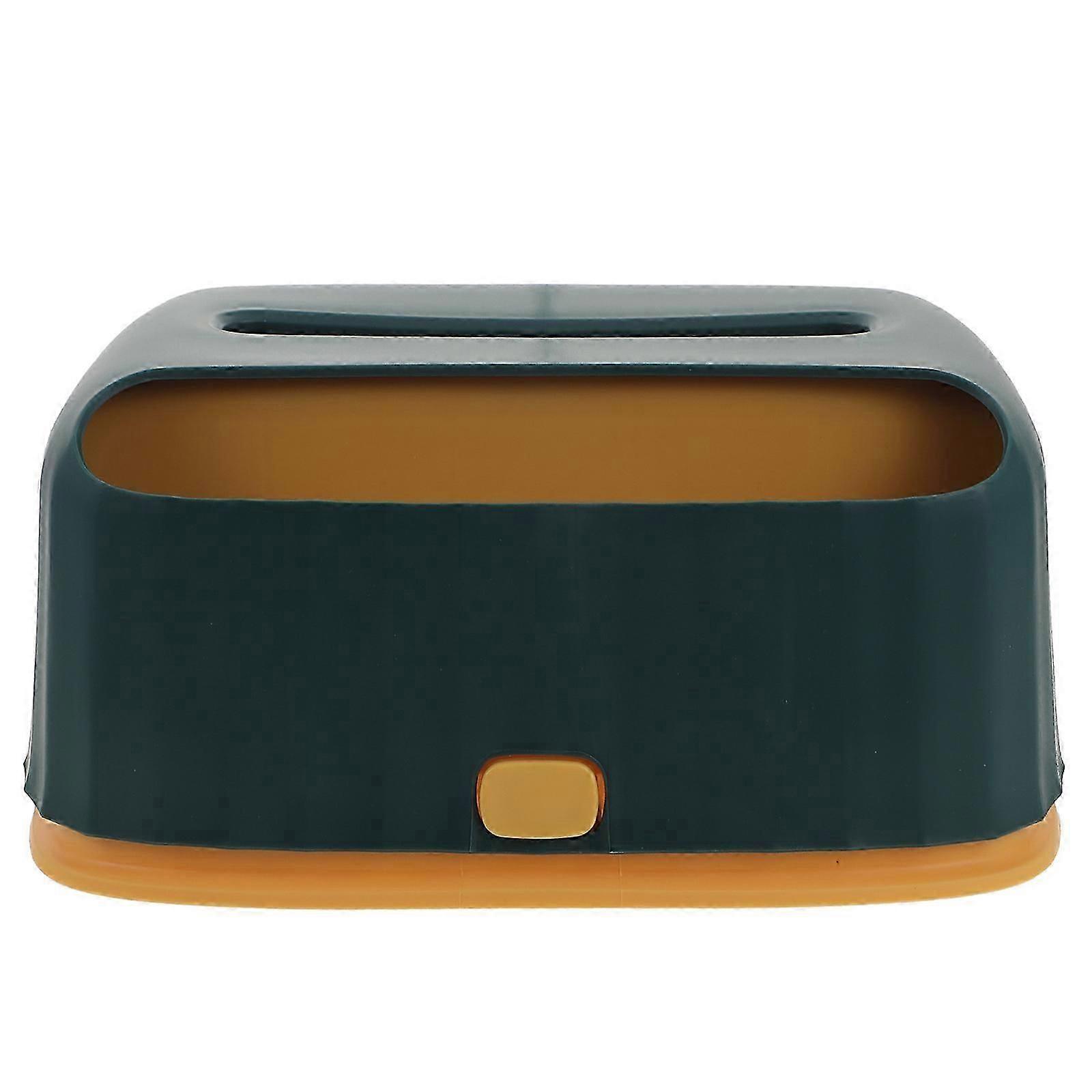 Multifunctional Tissue Box Plastic Storage Holder for Home Use 1Pcs