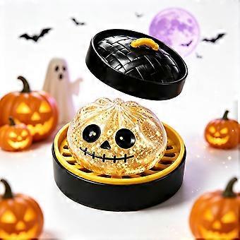 Halloween Pumpkin Toy, Cute Squeeze Fidget Toy, Portable Silicone Sensory Gift for Holiday Party