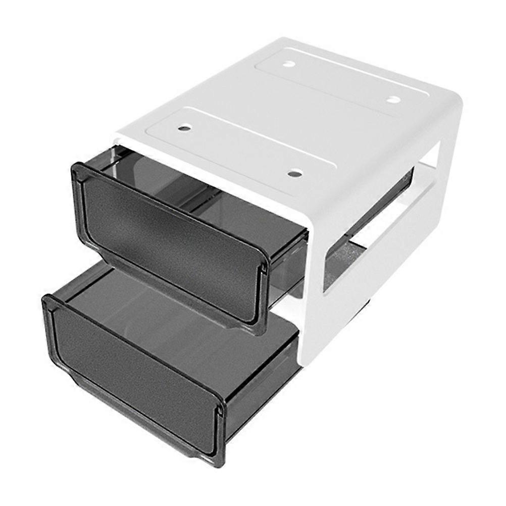 Multi-Function Pen Box for Storage Use Punch-Free Under Desk Box Office Container