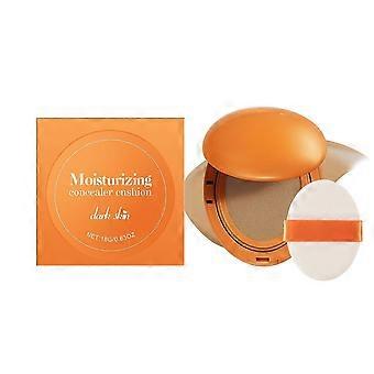 Moisturizing Concealer Cushion (Deep Skin Tone) Lightweight Makeup, Natural And Flawless Base, Velvet Texture, Moisturizing Concealer Cushion