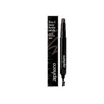 Zephoco 2-in-1 Double Headed Eyebrow Pencil (Dark Brown) with Three Dimensional Natural Smooth Color Rendering for Daily Eyebrow Styling