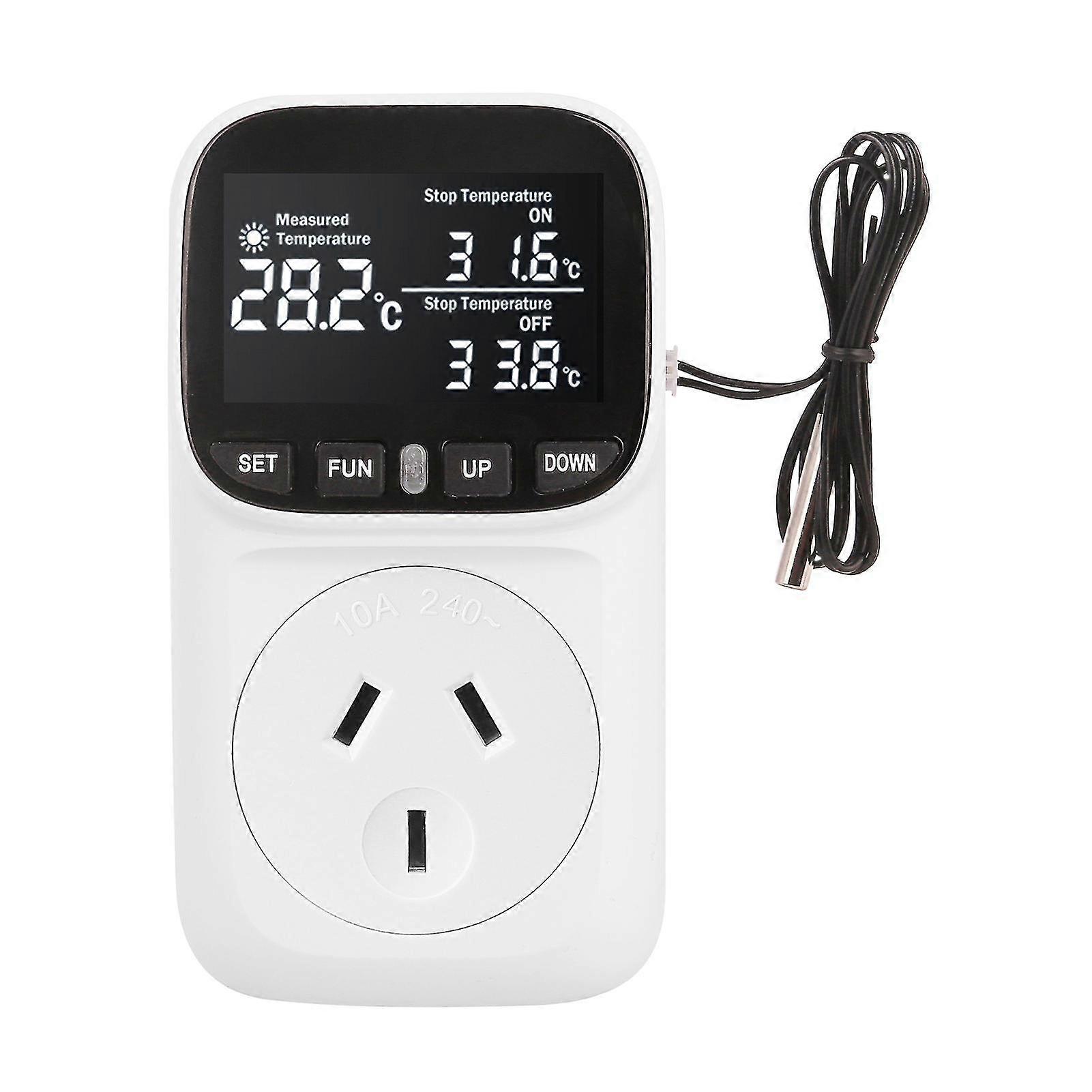 High Precision Digital Display 230V 16A Temperature Controller Socket