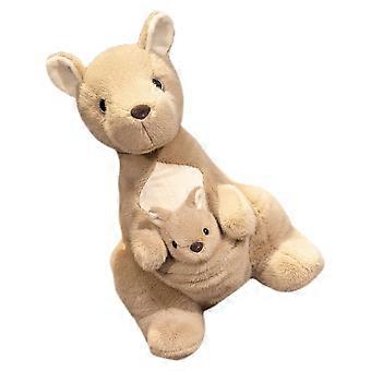 Soft Kangaroo Plush Toy Mother and Child for Decoration 1 Piece Plush Doll