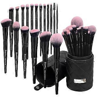 Bueart Design 18Pcs Pro Deluxe Makeup Brushes set with Make up Brush Holder