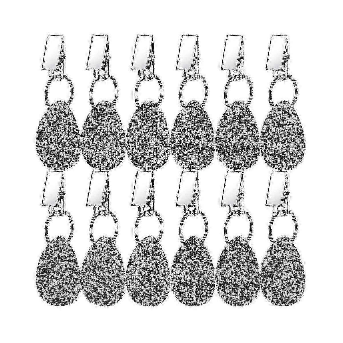 12-Piece Teardrop Table Cover Weights compatible with Securing Tablecloths