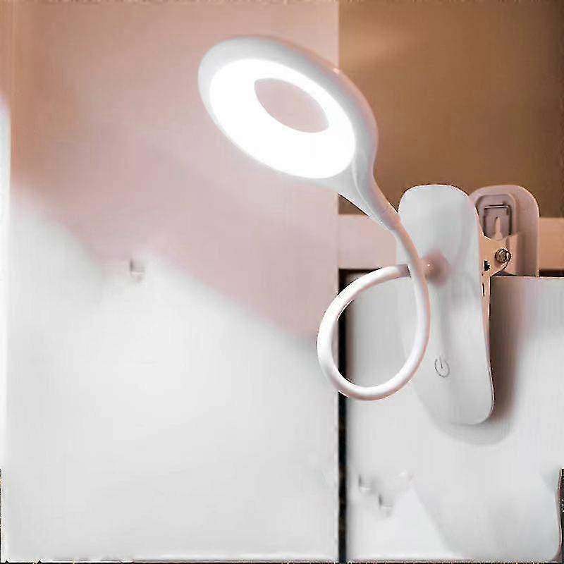Bedside clip-on reading lamp