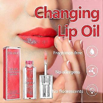 Color Changing Lip Care Oil Fade Lip Lines Hydrating Moisturizing Exfoliating Full Lips Mult