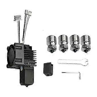 Kompatibel mit dem X1 X1C 3D-Drucker Hotend-Kit mit Lüfter V2.0 und Druckkopf mit Bimetalldüsen für den 3D-Druck