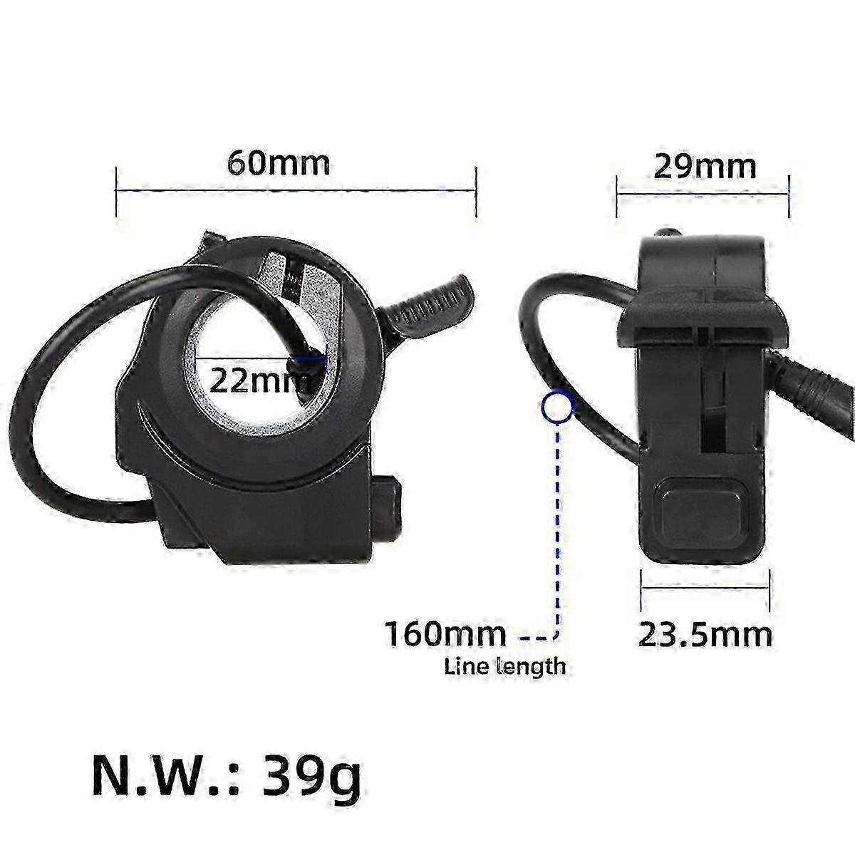 4-Pin Accelerator Switch compatible with G2 Max / G2 Pro - Integrated Switch Key Function Replacement compatible with Electr