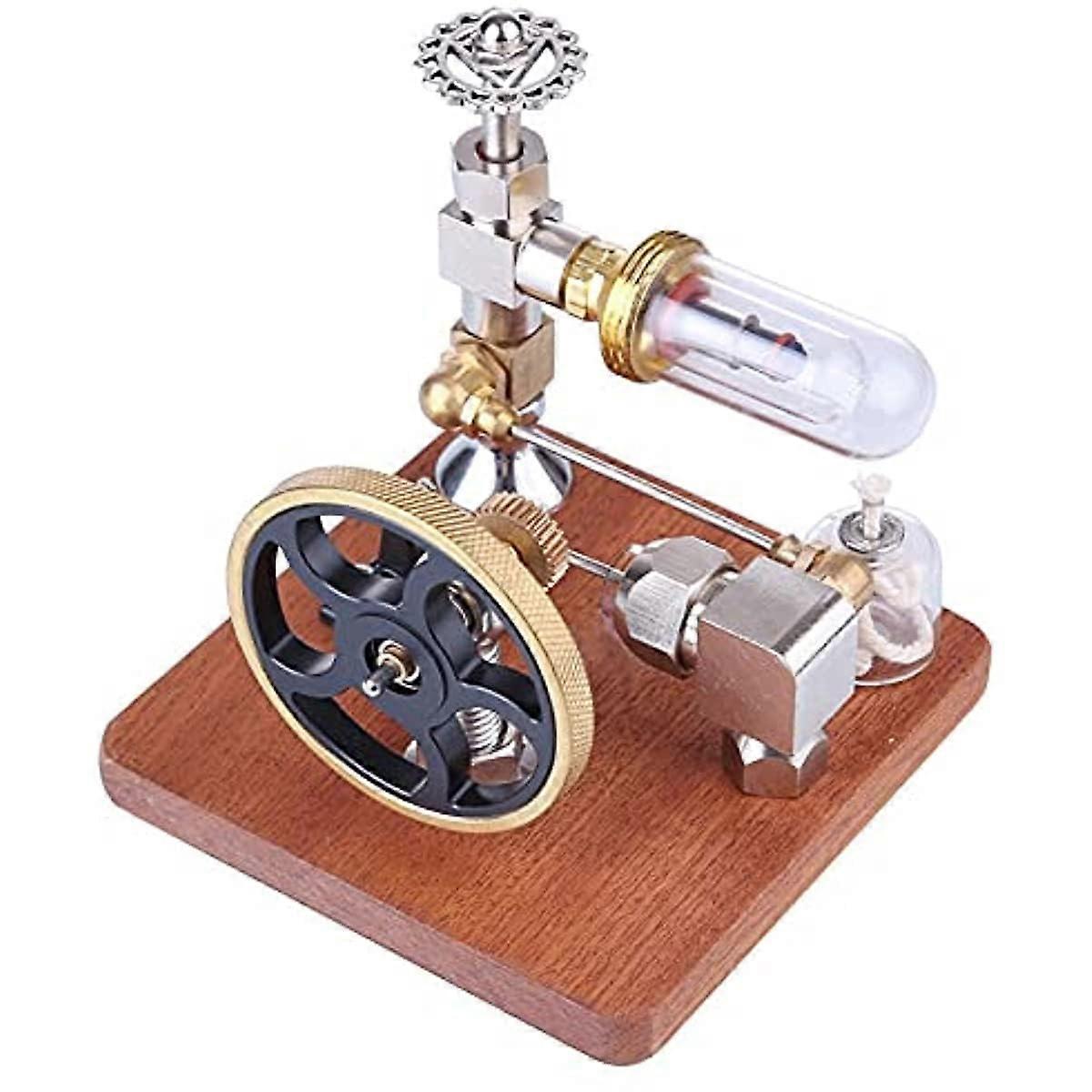 Stirling Engine Model with Adjustable Speed Control for Physics Experiments and Education