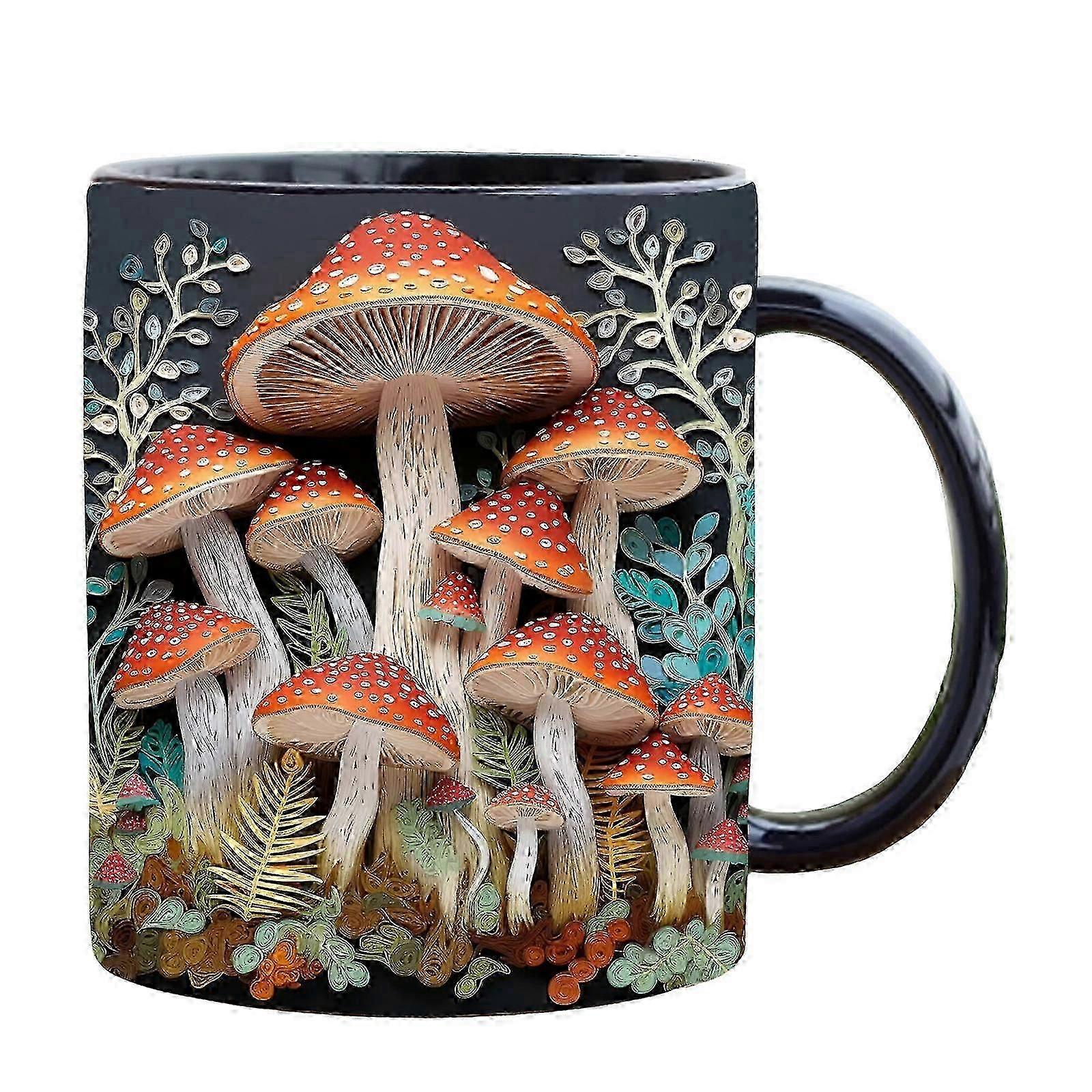 Starry 3D Ceramic Mug Compact Multifunctional