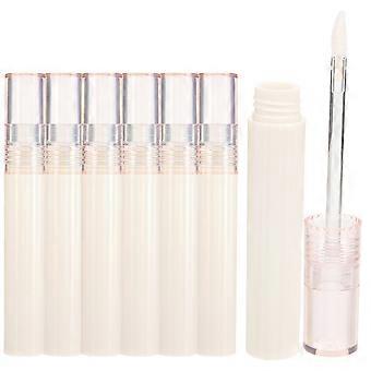 Empty Lip Gloss Tubes Plastic Container for Women 18Pcs 4ml Beige