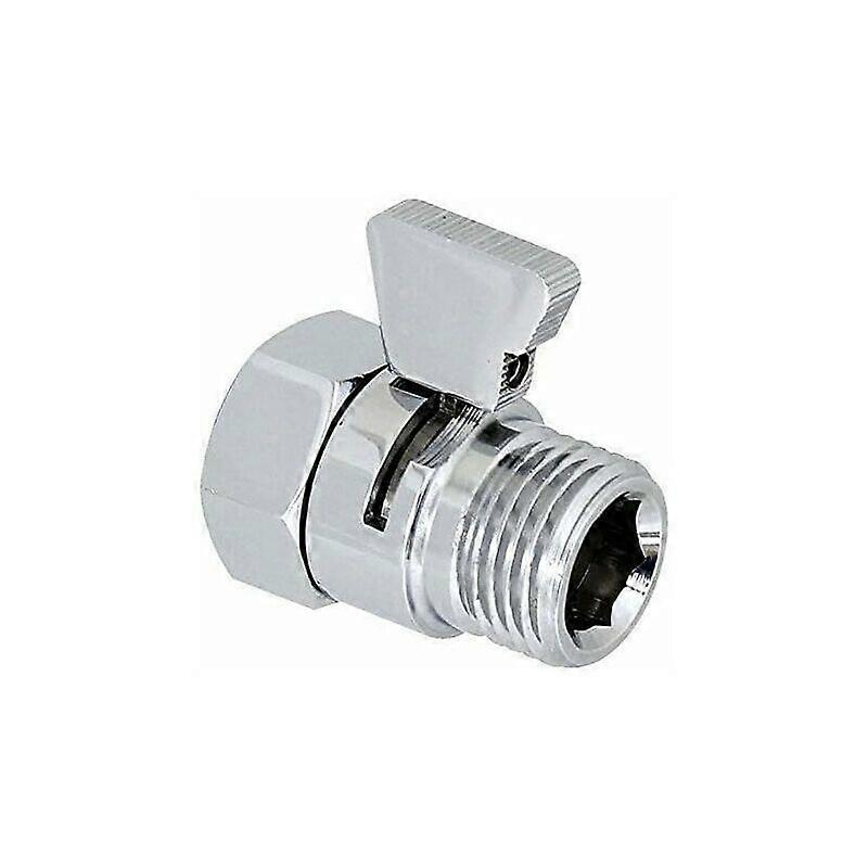 Solid Brass Shower Flow Restrictor, Easy-Install, Universal 1/2" IPS