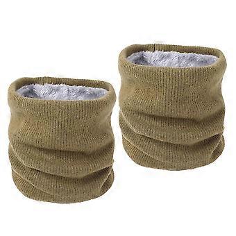 Cold Protection Scarf Creative Double-Layer Windproof Neck Warmer 4Pcs