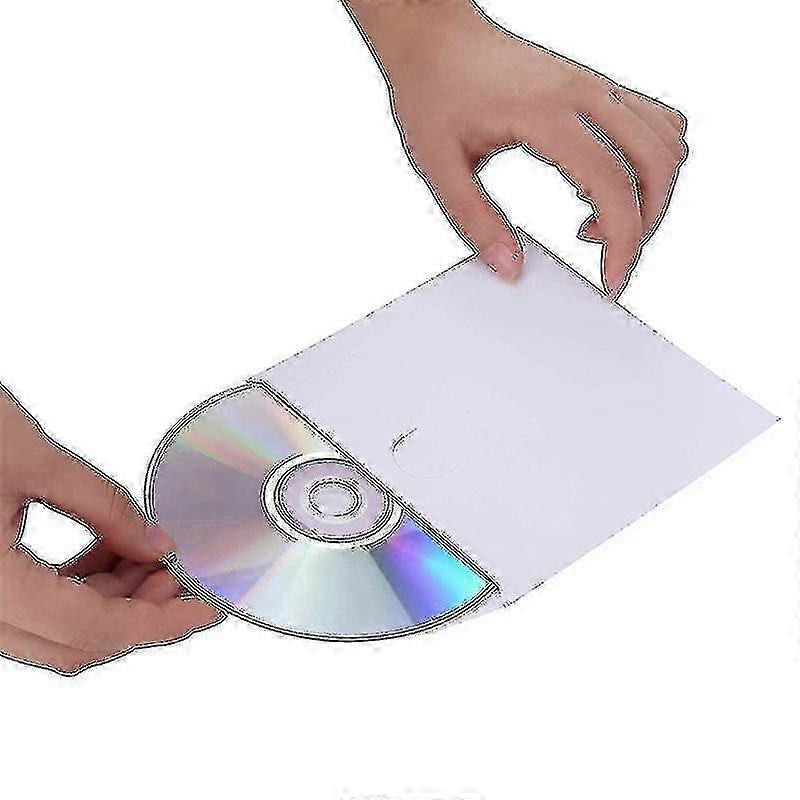 CD DVD Paper Sleeves With Clear Flap